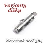 Trubičková koncovka - zásuvné zapínanie - nerez. oceľ 304