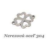 Štvorlístok - nerez. oceľ 304